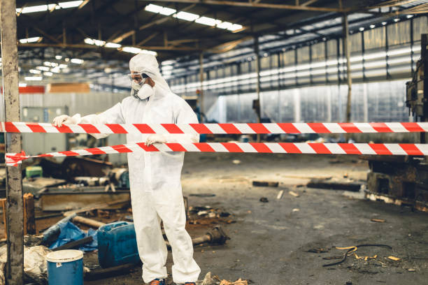 Professional Trauma Scene Cleanup technician working in Center, CO